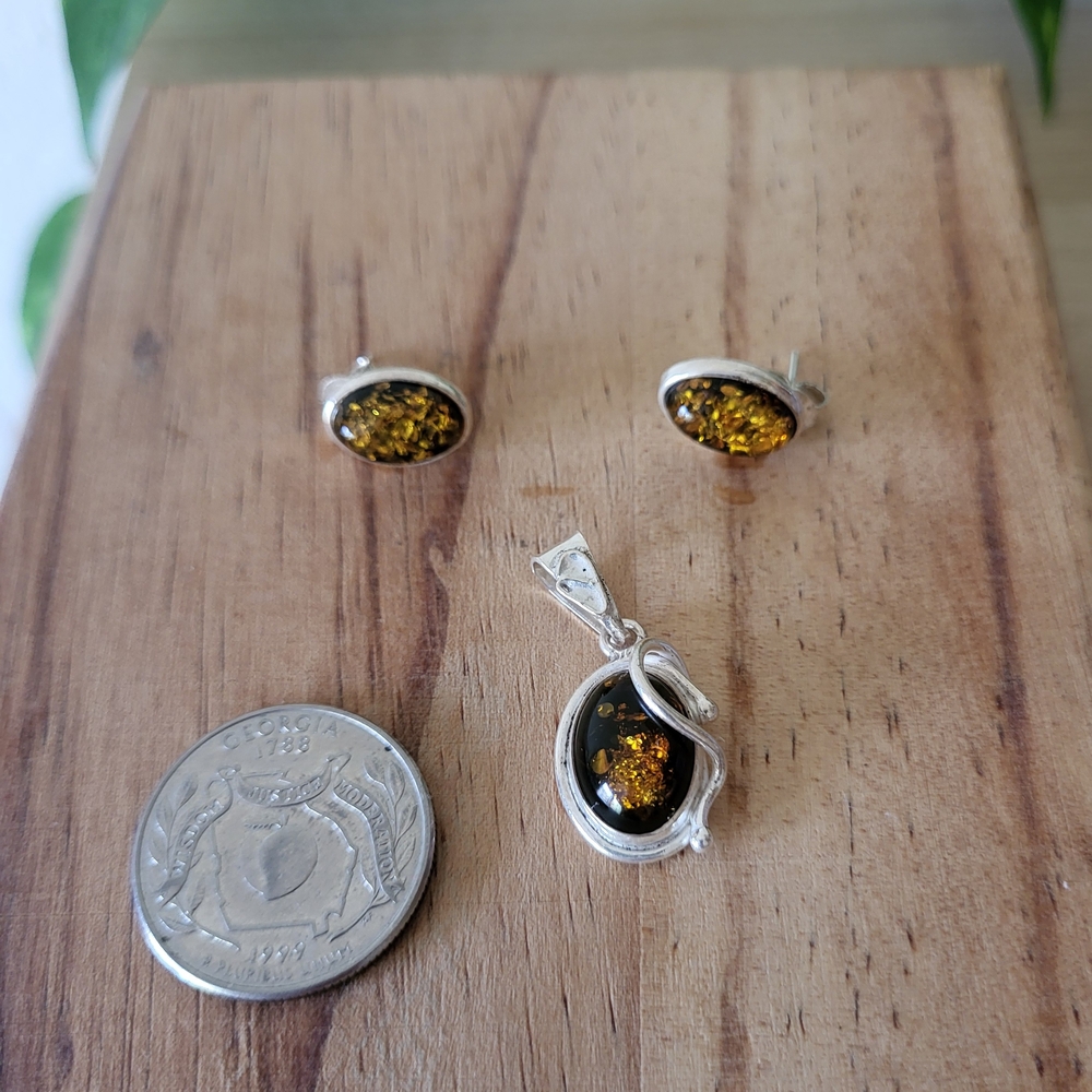 Elegant Silver and Gold Jewelry Set